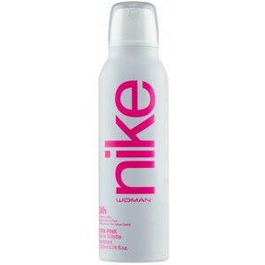 Дезодорант-спрей женский парфюмированный 24 часа Nike Ultra Pink 200 мл (Из Финляндии)