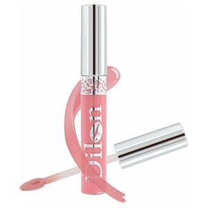 Dilon блеск для губ Lip Gloss Brilliance витамин Е, UF-фильтр, масло авокадо тон 1640 Розовый Шифон