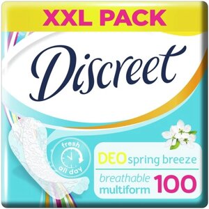 Discreet прокладки ежедневные Discreet Multiform Весенний Бриз, 1 капля, 100 шт.