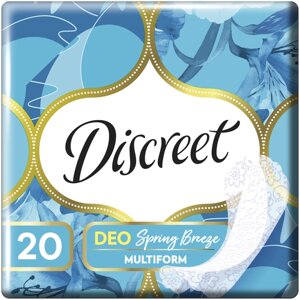 Discreet прокладки ежедневные Discreet Multiform Весенний Бриз, 1 капля, 20 шт.