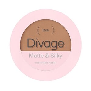 Дивейдж / Divage - Компактные румяна для лица Matte&Silky Compact Blush тон 02, 4 г
