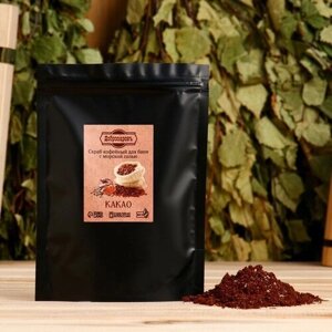 Добропаровъ Скраб кофейный для бани "Какао" с морской солью 100 гр Добропаровъ