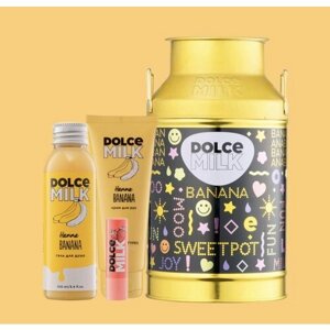 DOLCE MILK Набор №17/гель для душа 100мл/ бальзам для губ/ крем для рук 75мл