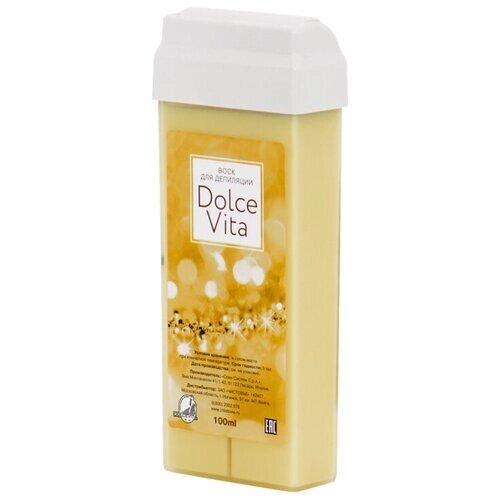 Dolce Vita воск в картридже Лимонный (с диоксидом титана) 100 мл 100 г 1 шт. желтый