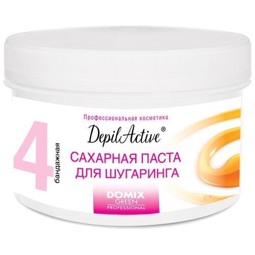 Domix Green Professional Паста для шугаринга DepilActive бандажная 650 г