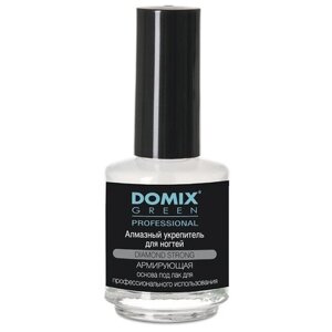 Domix Green Professional Средство для ухода Алмазный укрепитель для ногтей, 17 мл