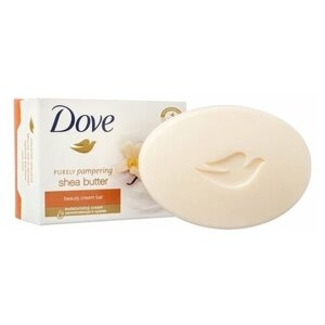 Dove Крем-мыло кусковое Объятия Нежности масло ши и аромат пряной ванили, 100 мл, 100 г