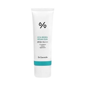 Dr. Ceuracle Гель солнцезащитный веганский с центеллой - Cica vegan sun gel SPF50+PA, 50мл