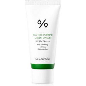 Dr. Ceuracle Солнцезащитный крем для проблемной кожи Tea Tree Purifine Green Up Sun SPF 50+ PA 50 мл.