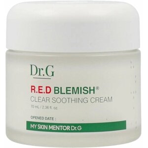 Dr. G Red Blemish Clear Soothing Cream успокаивающий и восстанавливающий крем для лица