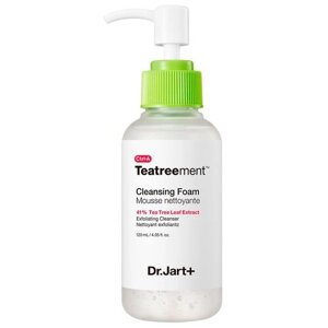 Dr. Jart + Лечебная гель-пенка для умывания Dr. Jart+ Teatreement Cleansing Foam Mousse nettoyante