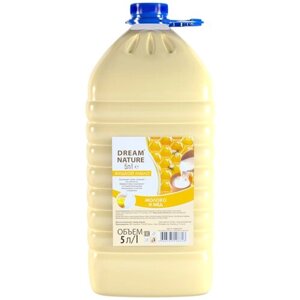Dream Nature Мыло жидкое Молоко и мед, 5 л, 5.2 кг