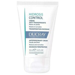DUCRAY / HIDROSIS CONTROL / Дезодорант-крем для рук и ног, регулирующий избыточное потоотделение, 50 мл