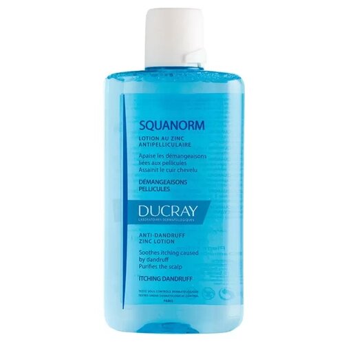 Ducray Squanorm лосьон против перхоти с цинком, 240 г, 200 мл, бутылка