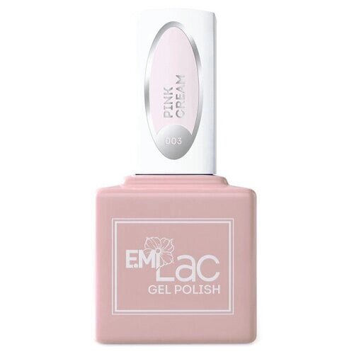E. Mi гель-лак для ногтей Gel polish, 9 мл, 003 Розовые сливки