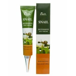 Ekel Крем для глаз, Intensive Eye Cream Snail, с муцином улитки, 40 мл