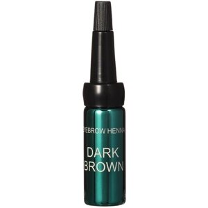 EkkoBeauty Хна для бровей, 7 г, dark brown, 7 мл, 7 г