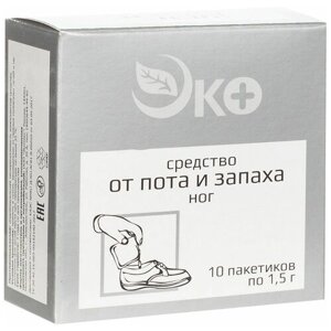 ЭКОТЕКС Средство от пота и запаха ног, 15 мл, 1 уп.