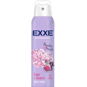 Эксе / EXXE Powder Touch - Дезодорант-спрей для тела женский Пудра и нежность 150 мл
