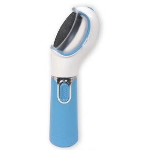 Электрическая роликовая пилка для педикюра ErgoPower Роликовая пилка для педикюра ER-208, 12000 об/мин, голубой/белый