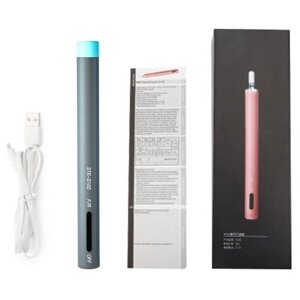 Электрическая ручка для полировки ногтей JINLONG S102 – 12 тыс. об/мин 8 Вт 320 мАч с LED подсветкой - серебристая