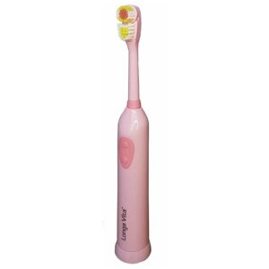 Электрическая зубная щетка Longa Vita для взрослых, ротационная + сменная насадка в комплекте, розовая - Longa Vita [КАВ-2-НТМ/розовая]