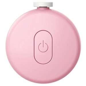 Электрический детский триммер для ногтей для маникюра и педикюра, для ребёнка, цвет розовый, размер 7 см, 6 насадок.