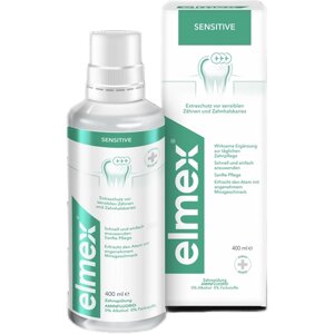 Elmex Сенситив ополаскиватель для полости рта для снижения чувствительности зубов, 400 мл 1 шт