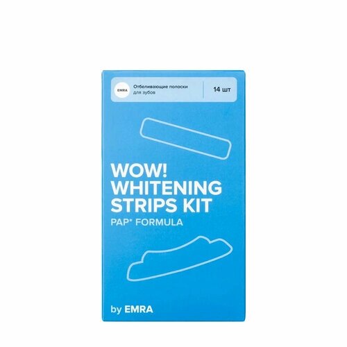 EMRA Отбеливающие полоски для зубов Whitening Strips Kit 14 пар