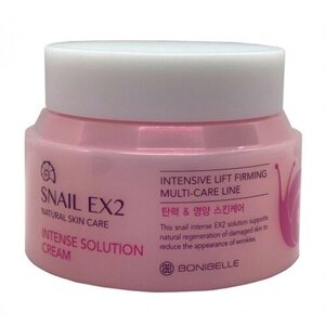 ENOUGH Bonibelle Snail Ex2 Intense Solution Cream Антивозрастной крем с эффектом лифтинга 80мл