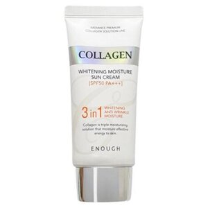 Enough крем Collagen Whitening Moisture Sun Cream 3 in 1 SPF 50, 50 мл