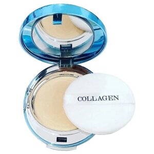 Enough Пудра компактная Collagen hydro moisture two way cake SPF25 PA 2 шт. 13 светло-бежевый 26 г