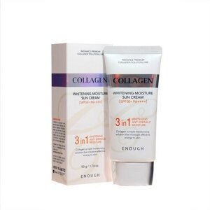 ENOUGH Солнцезащитный крем для лица 3 в 1 ENOUGH Collagen SPF50, 50 мл