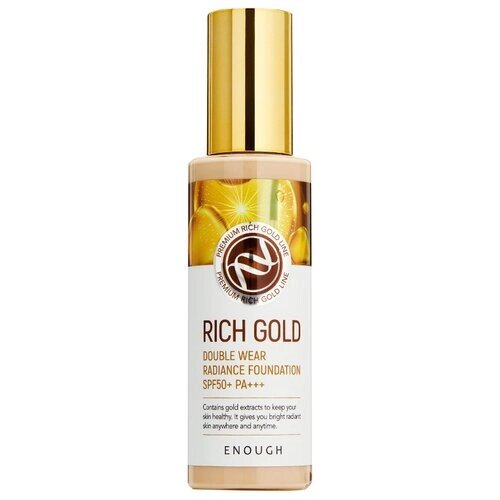 Enough Тональный крем Rich Gold Double Wear Radiance Foundation, SPF 50, 100 мл/100 г, оттенок:13