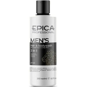 EPICA professional MEN'S 3 in 1 мужской гель для душа 250 мл