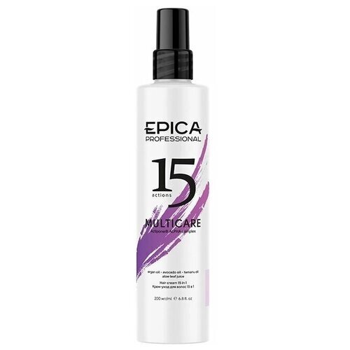 EPICA Professional Multi Care 15 в 1 Несмываемый крем-уход для волос комплексом Actipone ALPHA, 200мл