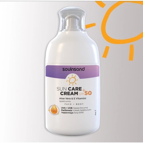 ESCABEL Крем для лица и тела солнцезащитный алое вера + витамин Е Sun Care Cream SPF 50+110 мл