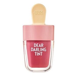 Etude Тинт для губ гелевый Dear Darling Water Gel Tint Ice cream, PK004 Red bean red