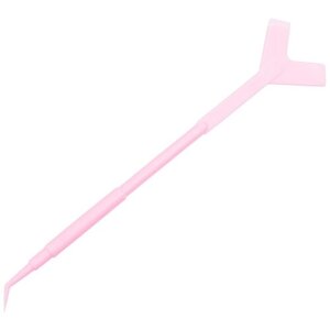 Evabond, палочка для наращивания и завивки ресниц с аппликатором (розовая)