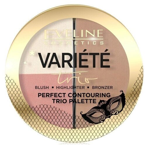 Eveline Cosmetics Палетка для контурирования Variete, 02 medium