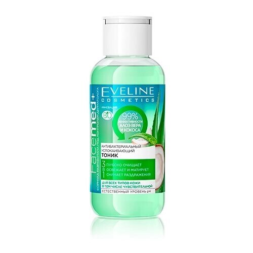 Eveline Cosmetics Тоник антибактериальный успокаивающий Facemed+100 мл