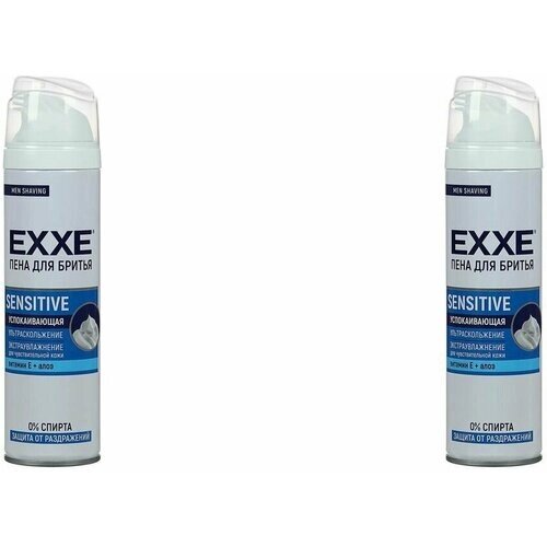 EXXE Пена для бритья Sensitive успокаивающая для чувствительной кожи 200 мл 2 шт/