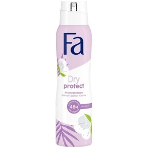 Fa Антиперспирант Dry Protect Нежный аромат хлопка, спрей, 150 мл, 140 г, 1 шт.