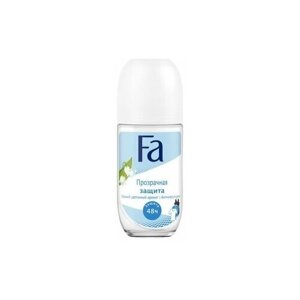 FA Шариковый дезодорант-антиперспирант Прозрачная защита, свежий цветочный аромат, 48 ч, 50 мл