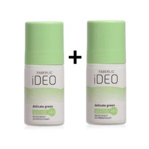 Faberlic Дезодорант-антиперспирант Delicate Green IDEO 2х50мл