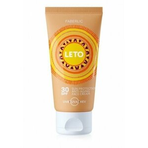 Faberlic Крем для лица солнцезащитный Leto антивозрастной SPF 30, 50 мл