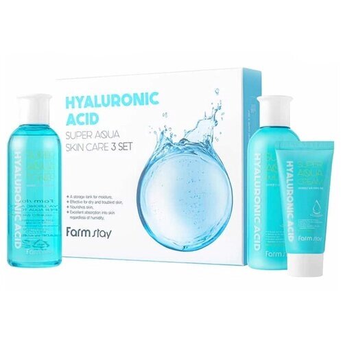 Farmstay Набор Hyaluronic acid super aqua skin care 3 set