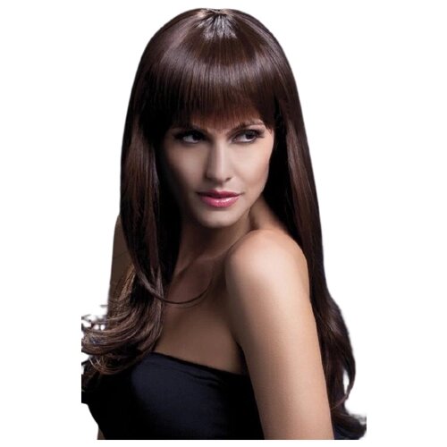 Fever парик из искусственных волос Sienna, каштановый, размер 52-58 см