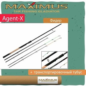 Фидерное удилище для рыбалки Maximus AGENT-X 330H 3,3 m 60/90/120g (MFRAGX330H)