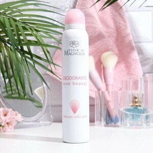 FIOR di MAGNOLIA Дезодорант для тела FIOR di MAGNOLIA в аэрозольной упаковке Rose Beauty, 200 мл